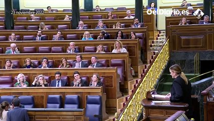 Marga Prohens (PP) arremete contra Irene Montero: "Es un insulto par las víctimas que siga sentada aquí"