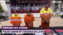 Polisi Tangkap 3 Warga Malang yang Tipu Jual Tiket Konser Coldplay