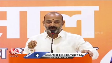 BJP Chief Bandi Sanjay Praising Saying About Arjun Ram Meghwal | V6 News