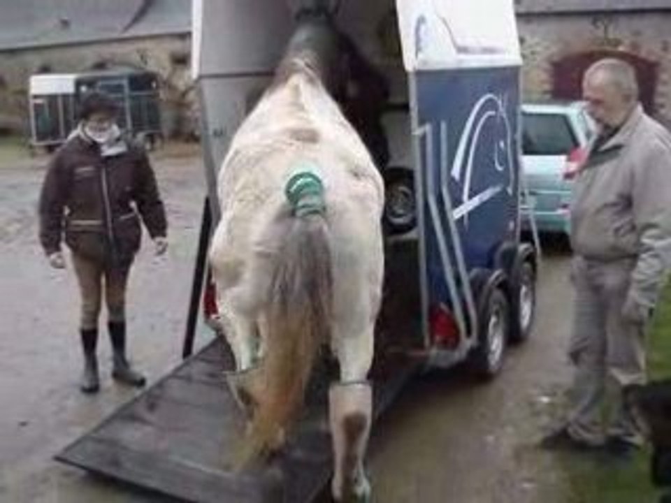 Arrivée aux écuries du Plessis