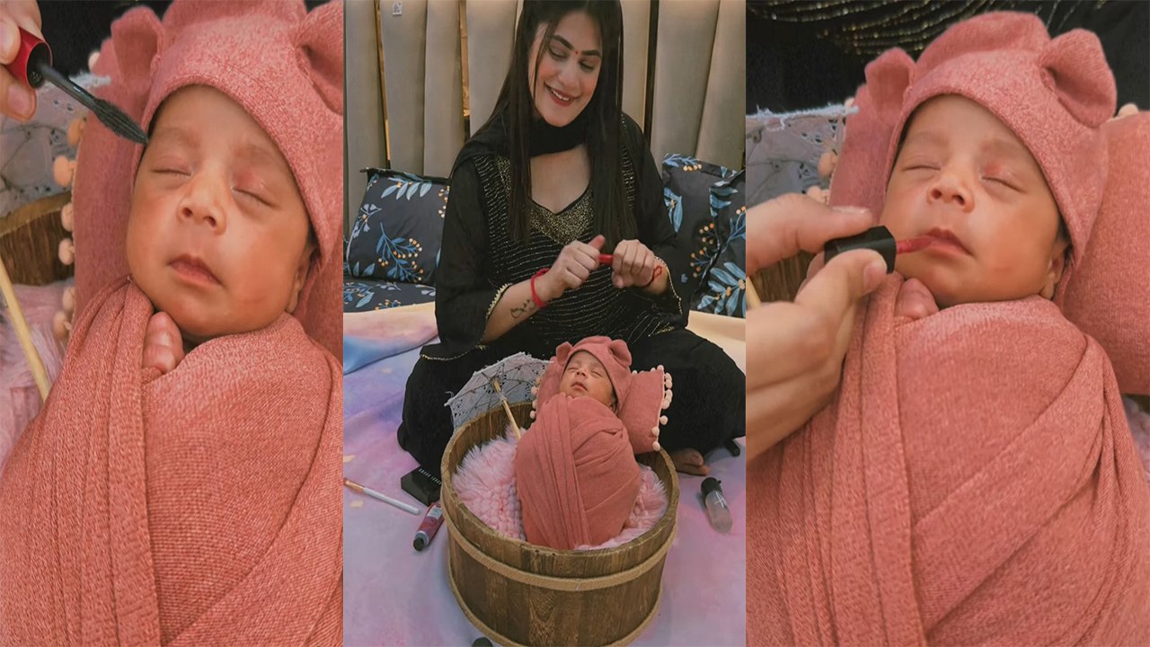 Armaan Malik की Second wife Kritika Malik ने Payal Malik की बेटी को लगाया मेकअप, भड़के Fans