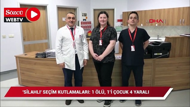Trabzon'da 'silahlı' seçim kutlamaları: 1 ölü, 1'i çocuk 4 yaralı