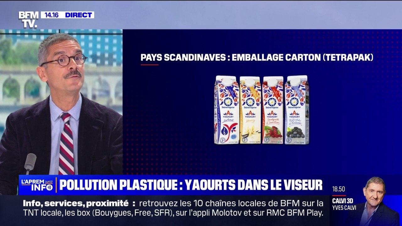 Pollution plastique: seulement 2% des pots de y...