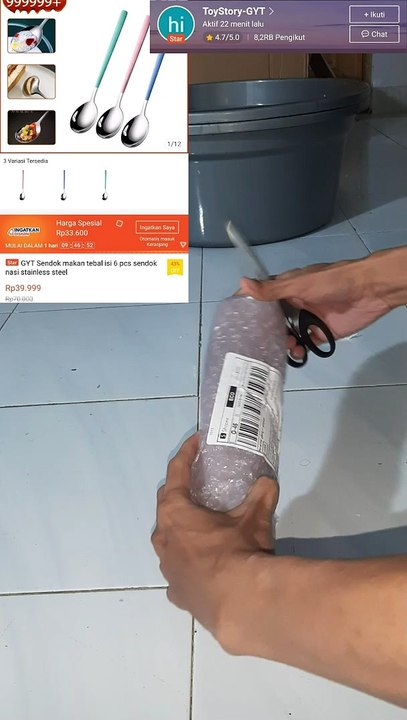 Unboxing Sendok Makan Premium GYT 6 Pcs - Gilang Mbsnags