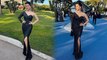 Cannes Red Carpet 2023: Sunny Leone Black One Shoulder Thigh High Slit Gown Look Viral | Boldsky