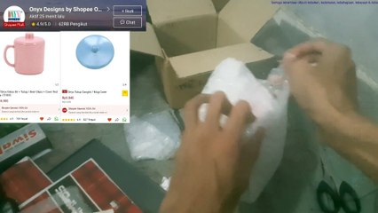 Unboxing Gelas + Tutup Mug Onyx - Gilang Mbsnags