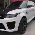Auto Facelift Refit Body Kit For Land Rover Range Rover Sport 2014-2017 Upgrade To Racing 2020 Svr Style Bumper Accessory - Buy Bodykit For Range Rover Sport 2014 2015 2016 2017 Upgrade To Racing 2020 Svr Style Front+rea
