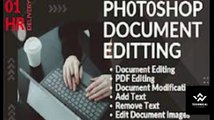 How to Edit Document in Photoshop | Document Editing Photoshop | Document Edit | Certificate Edit