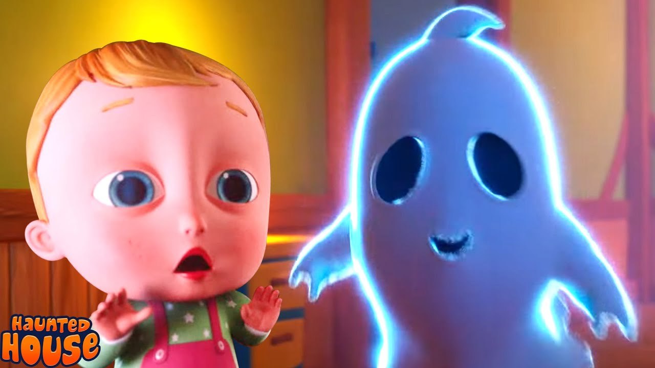 There Is The Ghost In The House, Spooky Nursery Rhyme And Scary Cartoon