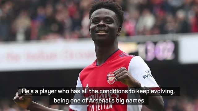 Saka 'one of the best in the Premier League' - Willian