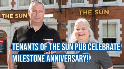 Shining bright for 20 years: Tenants of Blackburn's beloved Sun Pub celebrate milestone anniversary!