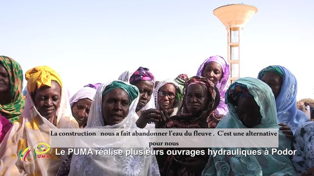 Les ouvrages hydrauliques réalisés par le PUMA