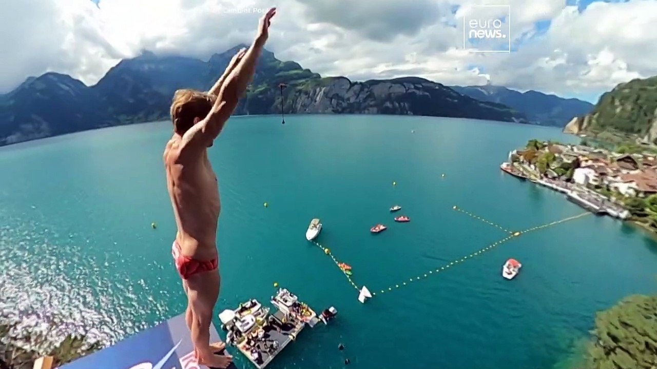 Watch these incredible high divers jump from some of the world's most popular tourist hotspots