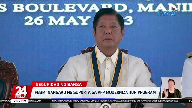 PBBM, nangako ng suporta sa AFP Modernization Program | 24 Oras