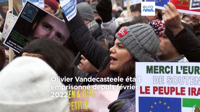 L'humanitaire belge Olivier Vandecasteele, détenu en Iran pendant 455 jours, a été libéré