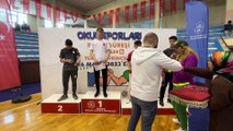ERZURUM - Okul Sporları Bilek Güreşi Gençler Türkiye Şampiyonası tamamlandı