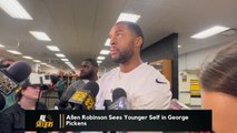 Steelers WR Allen Robinson Sees Younger Self In George Pickens
