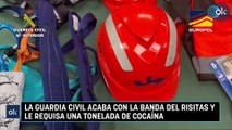 La Guardia Civil acaba con la banda del Risitas y le requisa una tonelada de cocaína.