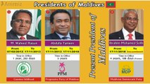 List Presidents of Maldives