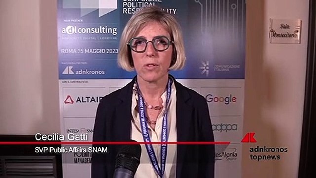 Forum Public Affairs 2023, Gatti (SNAM): Sfida del public affairs è il raccontare il percorso della transizione energetica