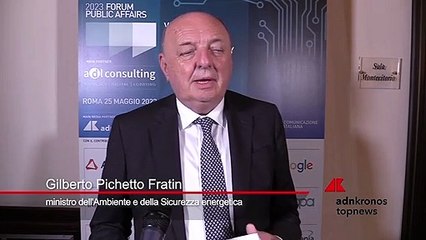 Forum Public Affairs 2023,Fratin: "Comunicazione e consapevolezza determinano sostenibilità’"
