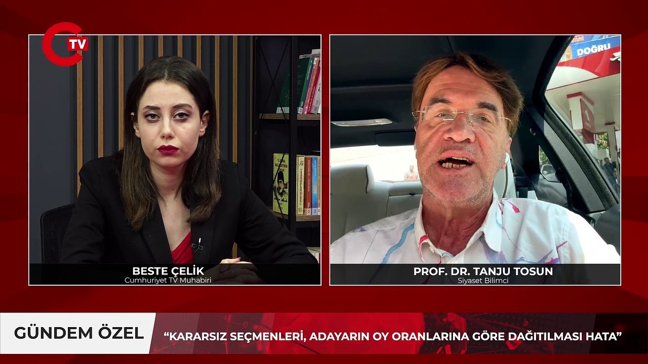 Araştırma şirketlerinin metedolojik hatası ne? Prof. Dr. Tanju Tosun açıkladı: “Kararsız seçmenleri, adayların oy oranlarına göre dağıtılması hata”