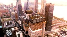 The Edge - Hudson Yards - New York City, USA  - by drone [4K]