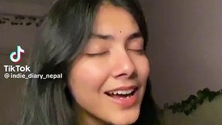 DHAN BAJO New Songs by a beautiful girl in beautiful voice viral video 2023