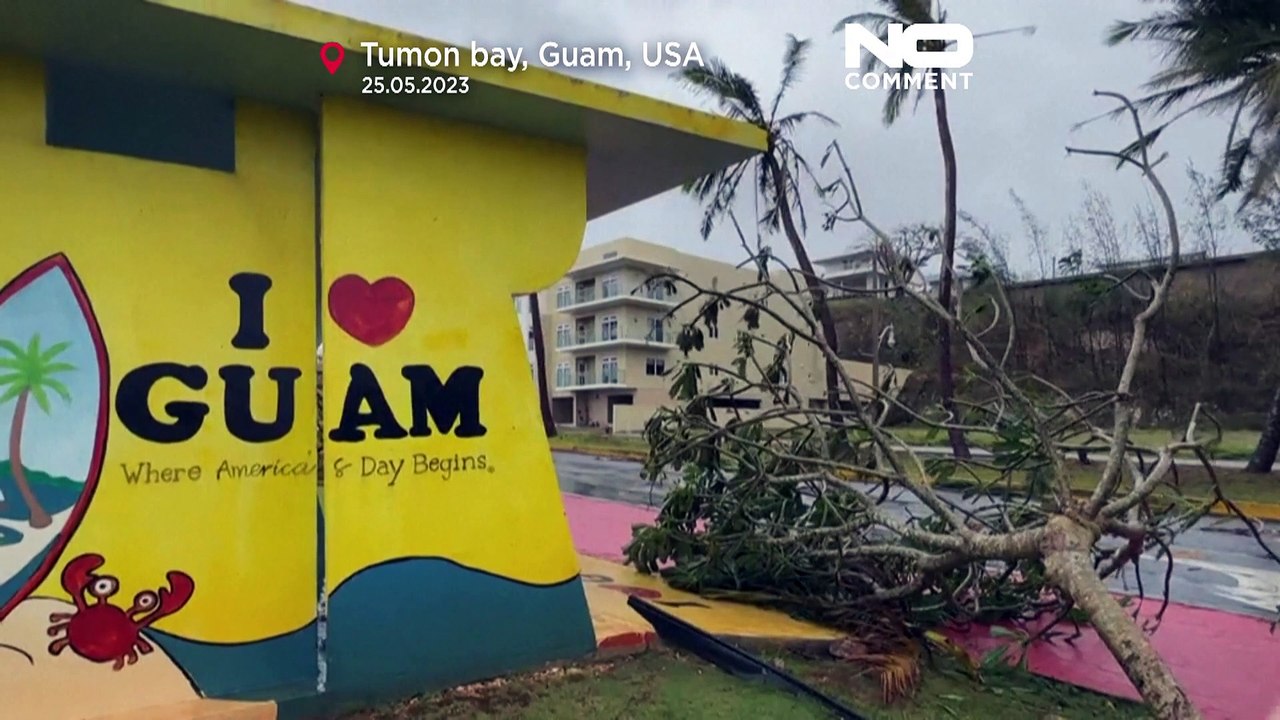 'Wir haben es überstanden': Gouverneur von Guam nach Super-Taifun Mawar