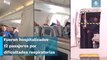 En pleno vuelo, pasajero abre la puerta de emergencia de un avión en Corea del Sur