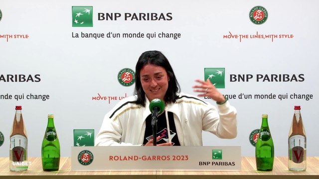 Roland-Garros 2023 - Ons Jabeur : Passer les quarts de Roland-Garros, c'est un bon objectif pour cette année, maintenant que tu me le dis