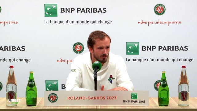 Roland-Garros 2023 - Daniil Medvedev : C'est la première que j'arrive à Roland-Garros en ayant gagné juste avant