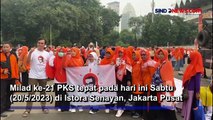 Ribuan Relawan PKS Padati Istora Senayan Jakarta Rayakan Puncak Milad