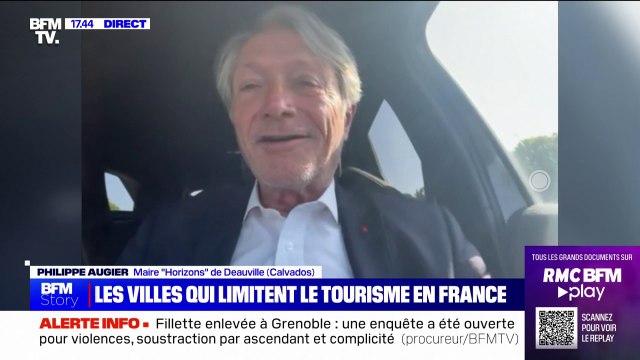 Quand on est plein à craquer, on est très content : pour le maire de Deauville, l'afflux de touristes dans sa ville n'est pas un problème
