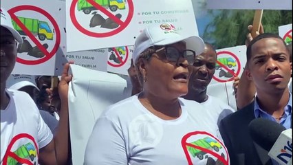 Residentes de Pedro Brand acuden a Medio Ambiente en rechazo a la instalación de relleno sanitario