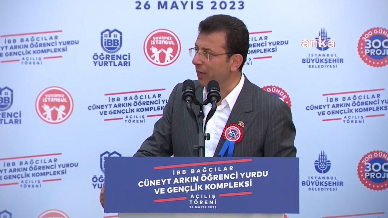 İmamoğlu: Memleketimizin üstündeki kara bulutu hep birlikte dağıtalım