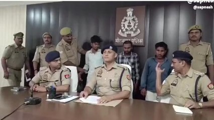 मिर्ज़ापुर: हवा सामान दौड़ी पुलिस, 25 हजार के इनामिया सहित तीन गिरफ्तार