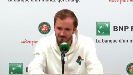 Roland-Garros - Medvedev : "Plus d'attentes que d'habitude à Roland-Garros"