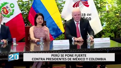 Perú conforma equipo de juristas para enfrentar mentiras de AMLO y Petro