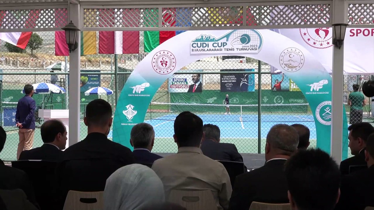 ŞIRNAK - 2. Uluslararası Cudi Cup Tenis Turnuva...