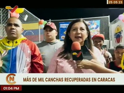 FONA y Alcaldía de Caracas entregaron cancha deportiva 13 de Abril en la parroquia Altagracia