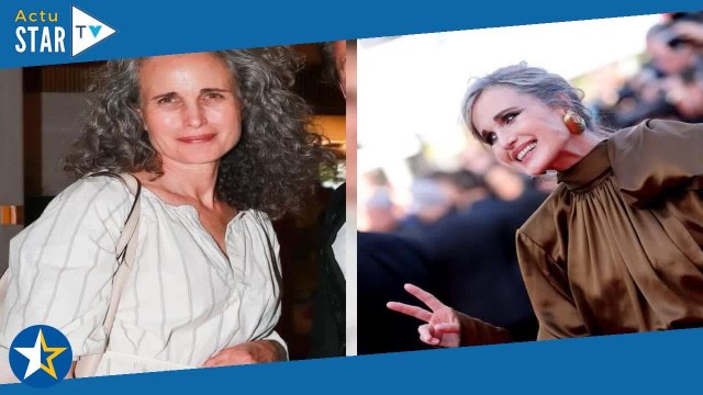 Cannes 2023 : Andie MacDowell sublime avec un choix de couleur déstabilisant sur le tapis rouge