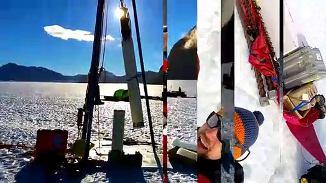 This Antarctic Ice Core Bore Hole made them Laugh (2018)