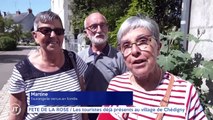 FÊTE DE LA ROSE / Les touristes déjà présents au village de Chédigny