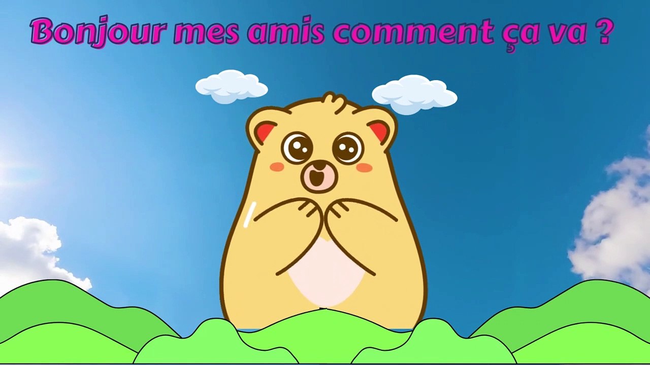 Bonjour mes amis comment ça va - chanson pour enfants