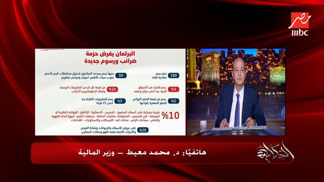 وزير المالية: زيادة الرسوم على بعض السلع والخدمات مستهدف تجيب ٥ مليار جنيه وهندفع بيهم فروق الموازنة وسعر القمح ورغيف العيش