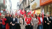 Trabzon'da kadınlar 'mecliste hizbullah istemiyoruz' dedi