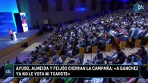 Ayuso, Almeida y Feijóo cierran la campaña: «A Sánchez ya no le vota ni Txapote»