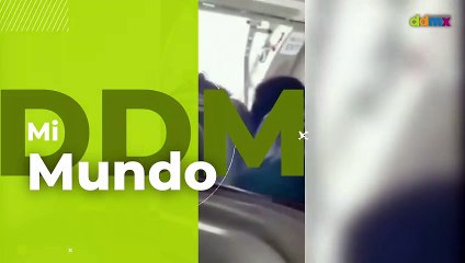 Pasajero abre la puerta de emergencia de un avión en pleno vuelo