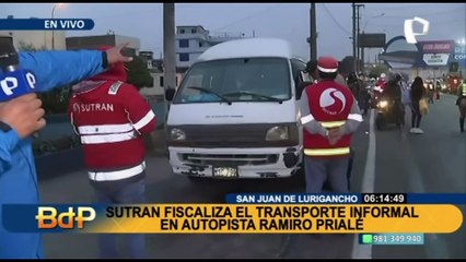 SJL: colectiveros se comunican por WhatsApp para evitar intervención de la Sutran